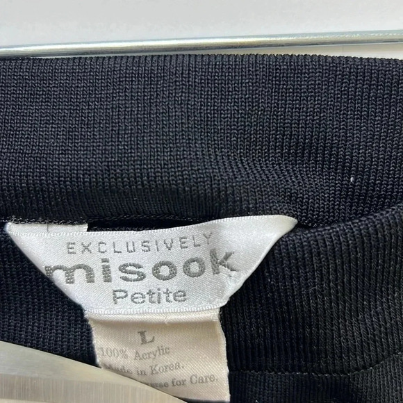 Misook petite vintage black pants size Large - Picture 3 of 3